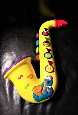 Sesame Street Saxophone 1999 Cookie Monster Musical 12 "