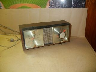 Vintage Sears Roebuck Co.  State Transistor Radio W/ Alarm Clock -