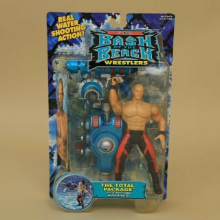 The Total Package Lex Luger - Wcw Bash At The Beach - Toybiz Vintage Figure Rare