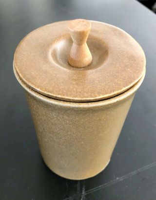 Vtg David Gil Bennington Potters Sugar Set 1960s Stoneware Mcm