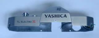 Yashica Tl Electro X Top Cover Bezel Vintage Slr 35mm Film Camera Parts