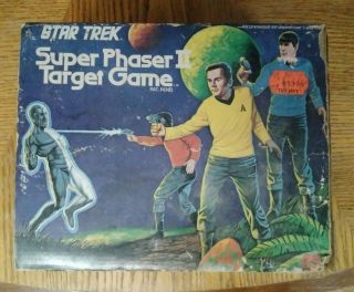 Vintage Mego Toy Star Trek Phaser Ii Target Game 1976 With Box