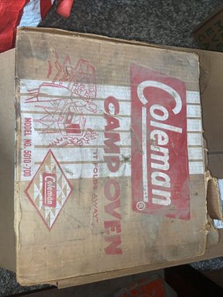 Vintage Coleman Camp Oven Model 5010 - 700 Folds Away