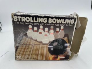 Strolling Bowling Wind - Up Tomy Vintage 1980s Portable Game