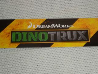 Toys R Us Store Sign Shelf Talker Dreamworks Dinotrux 48 " Long 1 1/4 " High