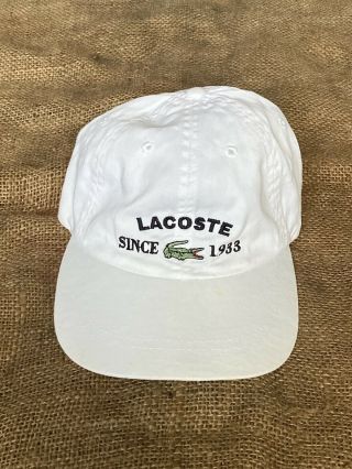 Vintage Lacoste Adjustable Golf Cap
