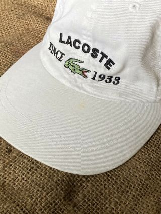 Vintage LACOSTE Adjustable Golf Cap 2
