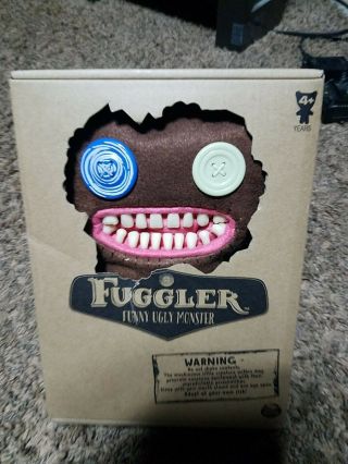 Fuggler Funny Ugly Monster Brown Funny Eyes Mr.  Buttons