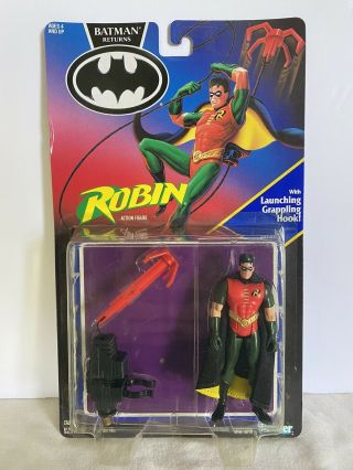 Batman Returns Robin With Grappling Hook And Launcher - Moc - Kenner 1991
