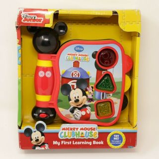 Disney Mickey Mouse Clubhouse My First Learning Book Lights Sound Bilingual
