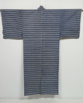0118n04z530 Vintage Japanese Kimono Cotton Men 
