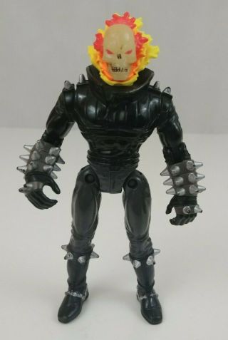 1995 Marvel Ghost Rider By Toy Biz Action Figure Glows In The Dark 5in