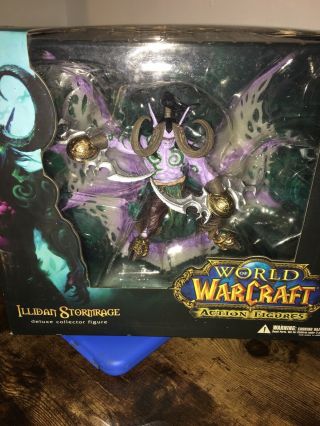 Dc Unlimited World Of Warcraft Illidan Stormrage Deluxe Figure Statue