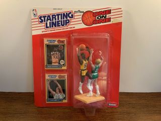 Vintage 1989 Magic Johnson Larry Bird Starting Lineup - One On One - Nba Lakers