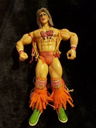 2003 Jakks Pacific Wwe The Ultimate Warrior Figure 7 " W/ Accessories