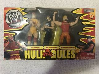 Wwe Hulk Still Rules Jakks Pacific 3 - Pack Hulk Hogan Figure Box Set
