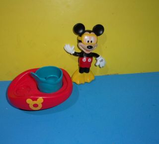 Disney Junior Mickey Mouse Swimmer Bath Pool Water Toy Wind - Up Hap - P - Kid
