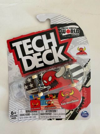 Tech Deck World Edition Limited Series Toy Machine Ultra Rare Skateboard