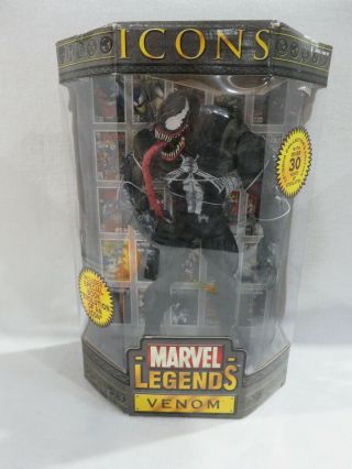 Venom Marvel Legends Icons 12 " Figure - Toy Biz (2006) Nib