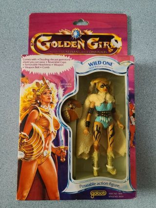 1984 Golden Girl 6  Wild One Barbarian Huntress Figure Vintage Galoob