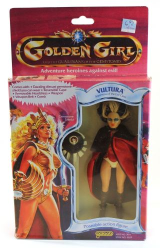 1984 Galoob Golden Girl 6 " Vultura Action Figure Misb She - Ra