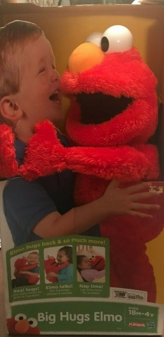 Big Hugs Elmo Interactive Sesame Street Talks Sounds 22 " -