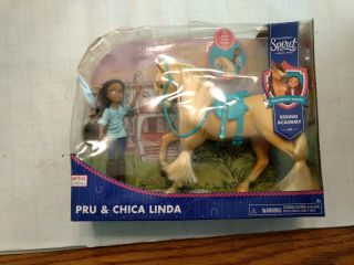Vintage Dreamworks Spirit Riding Pru And Chica Linda Figurines