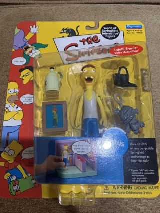 2001 The Simpsons Series 7 World Of Springfield Cletus Interactive Figure