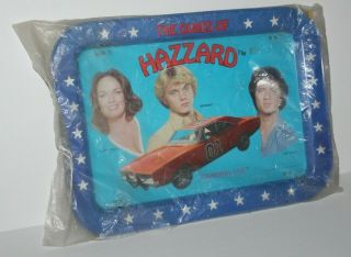 Dukes Of Hazzard Vintage 1981 Tv Lap Tray Bo Luke Daisy In Package