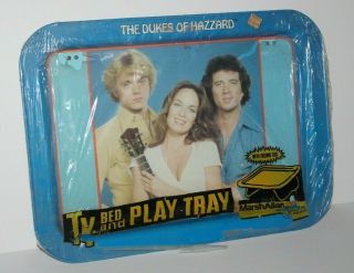 Dukes Of Hazzard Vintage 1981 Tv & Play Tray Bo Luke Daisy In Package