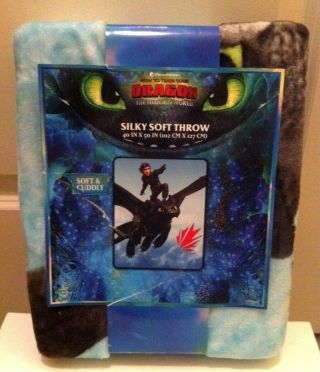 How To Train Your Dragon Hidden World Official Throw Blanket