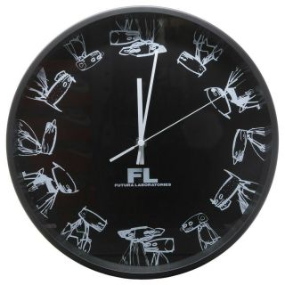 Futura 2000 Laboratories Wall Clock (black)