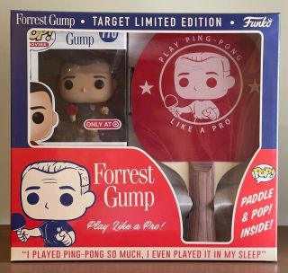 Funko Pop - Forrest Gump (ping Pong Paddle Blue) 770 - Target Limited Edition