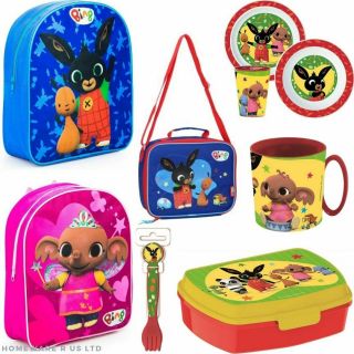 Childrens Kids Boys Girls Bing Charactor Toy Kitchen School Accesories Bags