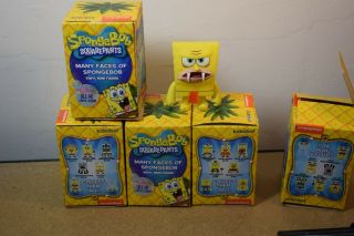Kidrobot Many Faces Of Spongebob 3 " Mini Vinyl 