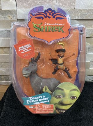 Shrek Donkey And Puss In Boots Mga Dreamworks Action Figures Toys