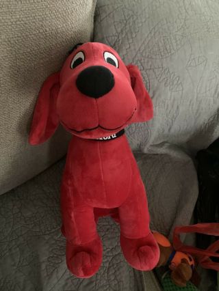 Kohls Cares Plush Clifford The Big Red Dog 14 " Stuffed Animal Toy