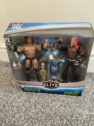 Wwe Mattel Elite 2 - Pack Jeff Hardy Triple H Exclusive Action Figures