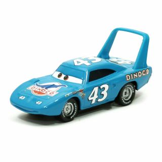 Mattel Disney Pixar Cars 1:55 No.  43 Dinoco The King Metal Diecast Loose Toy