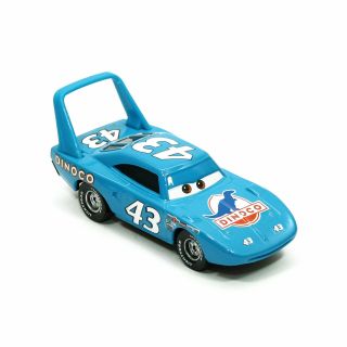 Mattel Disney Pixar Cars 1:55 No.  43 Dinoco The King Metal Diecast Loose Toy 3