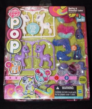 Hasbro My Little Pony Rarity & Princess Luna Figures Deluxe Style Kit