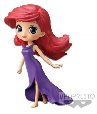 Disney Story Of The Little Mermaid - Ariel In Purple Dress Q Posket Petit Figure