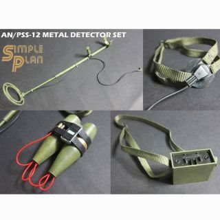 Simple Plan 1/6 Scale An/pss - 12 Metal Detector Plastic Model 12 " Soldier Figure