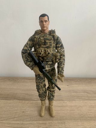 Hm Armed Forces Raf Regiment Soldier Action Figure,  Weapon In Ex Cond