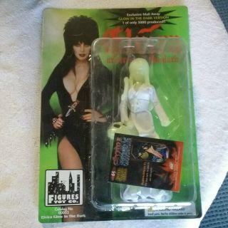 Elvira Mistress Of The Dark Chainsaw Snake Figures Toy Co.  Glow In The Dark Rare