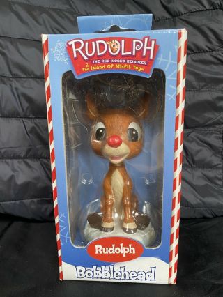 Rudolph The Red Nosed Reindeer Bobble Head Figure
