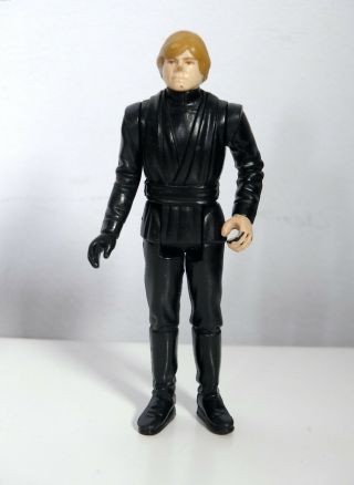 Vintage 1983 Luke Skywalker Black Knight Star Wars Return Of The Jedi Figure