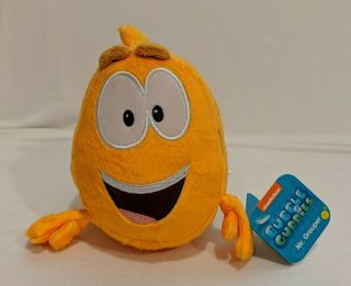 Nickelodeon Bubble Guppies Mr Grouper Plush 7 " Stuffed Toy Orange Fish