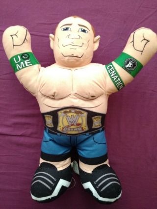 Wwe John Cena Brawlin Buddies Talking Plush Toy Wrestling Figure.