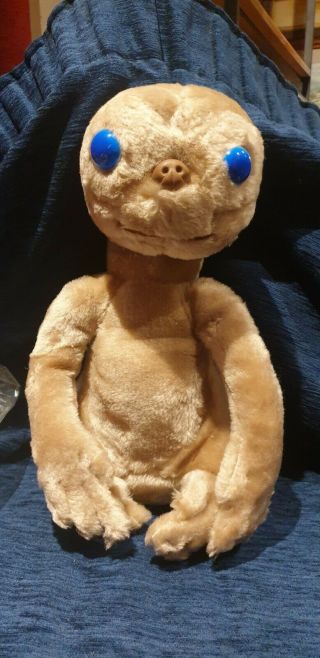 Vintage E.  T.  Plush Toy 1982 Kamar 12 "